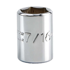 PROTO Proto J4714 Hand Socket 7/16 in 6-point 1/4 in Drive