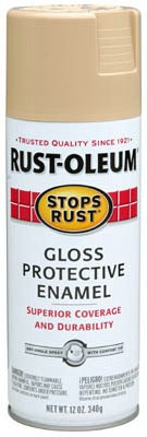 RUST-OLEUM Rust-oleum 7771-830 Gloss Sand Spray Enamel 12 Oz