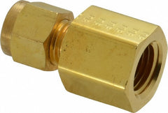 PARKER Parker 4-4 Gbz-b 1/4 Inch Compression X Fnpt Brass Connector