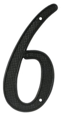 DELTANA Deltana RNZ46 4 Inch House Number Zinc Black