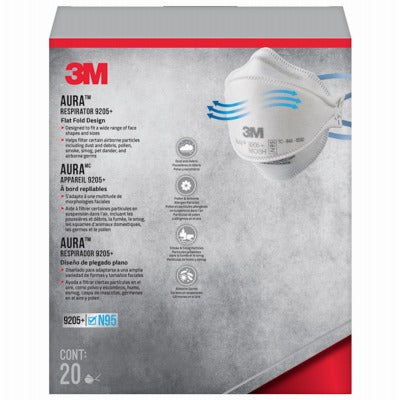 3M 3M 9205P-20-DC Aura N95 Disposable Respirator 20 Pack