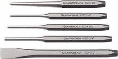 GEARWRENCH Gearwrench 82304 Cold Chisel Pin Punch Set 5 Pc