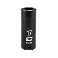 GEARWRENCH Gearwrench 84340N Impact Socket 3/8 in Drive 17mm 6-pt