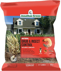 JONATHAN GREEN Jonathan Green 11925 Natural Grub & Insect Control for Lawns (10 lb Bag / 5,000 sq. ft.)