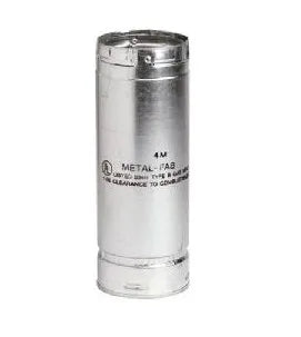 METAL-FAB Metal-Fab 12M24 Gas Vent Pipe 12 Inch Diameter 24 Inch Length