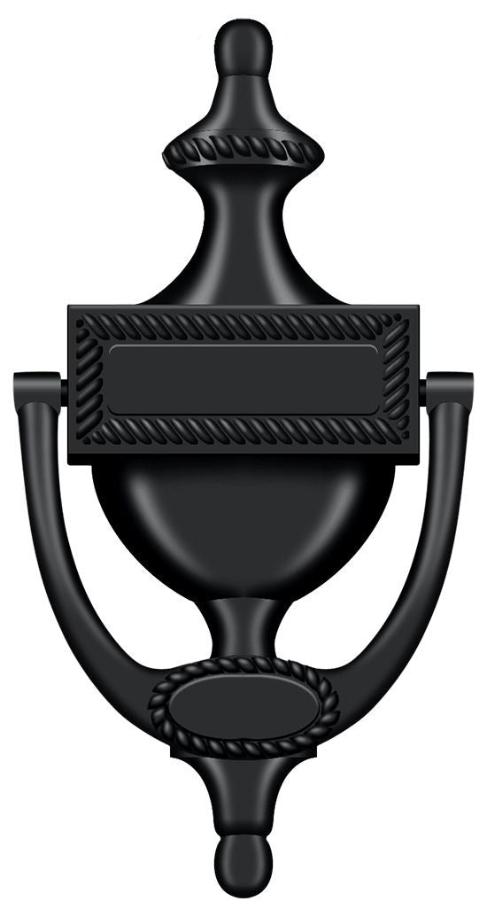 DELTANA Deltana DKR75U19 Door Knocker Victorian Rope Black