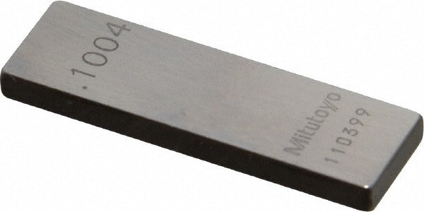 MITUTOYO Mitutoyo 611124-531 Steel Gage Block 0.1004 in Grade 0