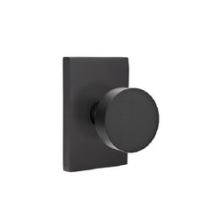 EMTEK Emtek C5112ROUUS19 Round Knob Passage Set Flat Black