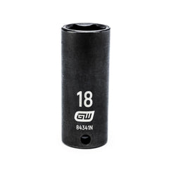 GEARWRENCH Gearwrench 84341N Impact Socket 3/8 in Drive 18mm