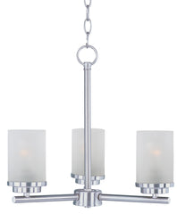 MAXIM LIGHTING Maxim Lighting 10203FTSN Corona 3-Light Chandelier 180W (16.5 in Diameter, 3-Light) MAX497231