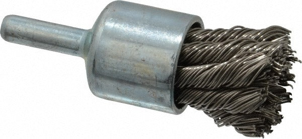 WEILER Weiler 90322 End Brush 3/4 in Stainless Steel Knotted Wire