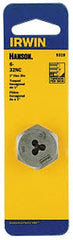 IRWIN Irwin 9318 6-32 Nc Hex Machine Screw Die 1 Inch Carbon Steel