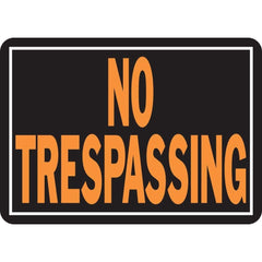 HY-KO Hy-Ko 804 No Trespassing Aluminum Sign (9.25 x 14 in)