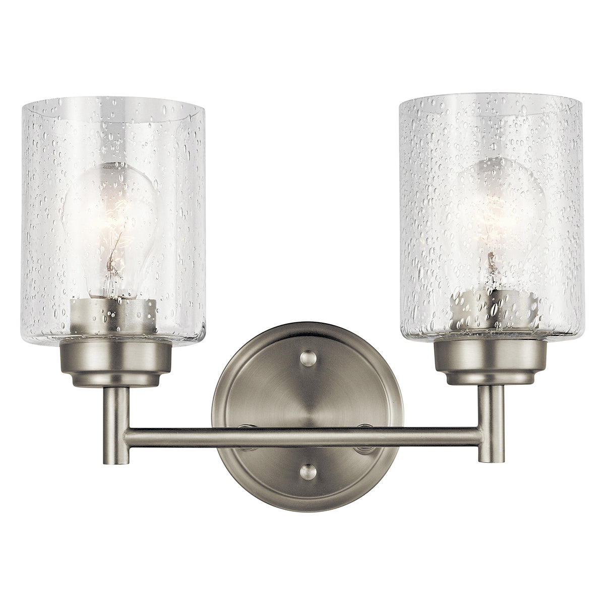 KICHLER LIGHTING Kichler 45885NI Winslow 2-Arm Transitional Bath Light 75W (E-26) Replacement MPN
