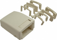 WIREMOLD Wiremold PDB1CMV Rectangular Raceway Box Ivory PDB1
