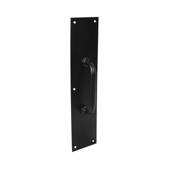 PAMEX Pamex DD0920135BL Solid Brass Pull Plate Matte Black
