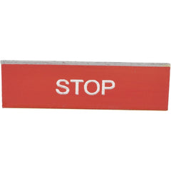 SCHNEIDER ELECTRIC Schneider Electric ZBY02304 Legend Plate Insert Stop