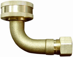 HOMEWERKS WORLDWIDE Homewerks 7210-38-34-E Dishwasher Fitting 3/8 X 3/4 Inch Elbow