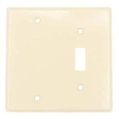 Leviton 86006 Wallplate Combination 2 Thermoset Ivory