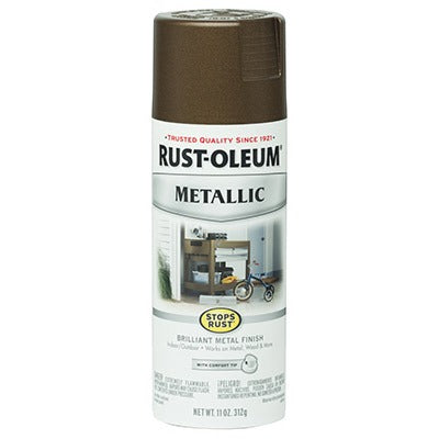 RUST-OLEUM Rust-oleum 286525 Metallic Spray Paint 11 Oz Dark Copper