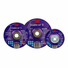 3M 3M 7100303966 Cubitron 3 36+ Grit Ceramic Type 27 Depressed Center Grinding Wheel 4-1/2 x 1/4 x 7/8 (10/Pack) 3MA638060-90003