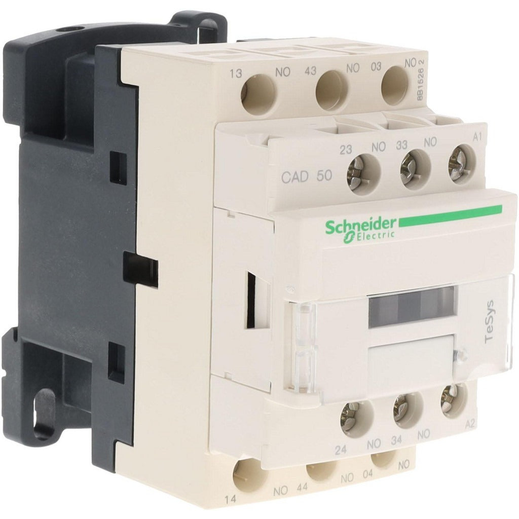 SCHNEIDER ELECTRIC Schneider Electric CAD50U7 Control Relay 5NO 240 Vac