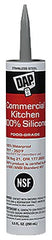DAP Dap Inc 8660 Stainless Steel Silicone Kitchen Caulk 9.8 Oz