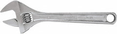 PROTO Proto J708A Adjustable Wrench 8 in Chrome Alloy Steel