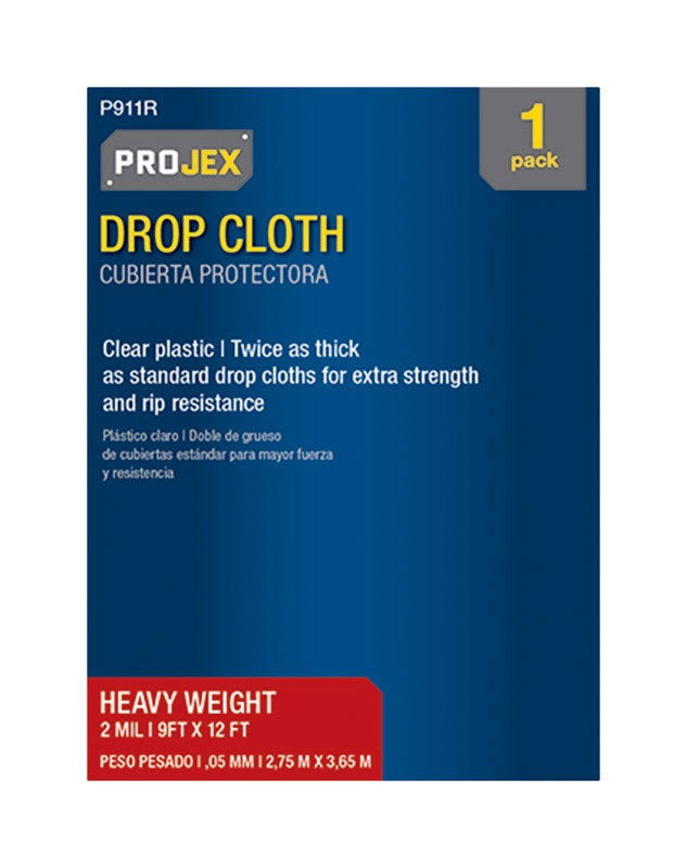 FROST KING Frost King P911R Drop Cloth 2 mil (9 ft x 12 ft)
