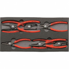 KNIPEX Knipex 00 20 01 V02 Circlip Snap-ring Plier Set 6 Pc