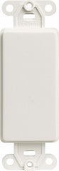 LEVITON Leviton Mfg Co 022-80414-02W Blank Decora Insert 5 Pack