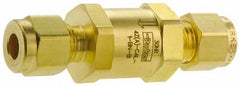 PARKER Parker 8Z-C8L-1-BN-B 1/2 Inch Brass Inline Check Valve
