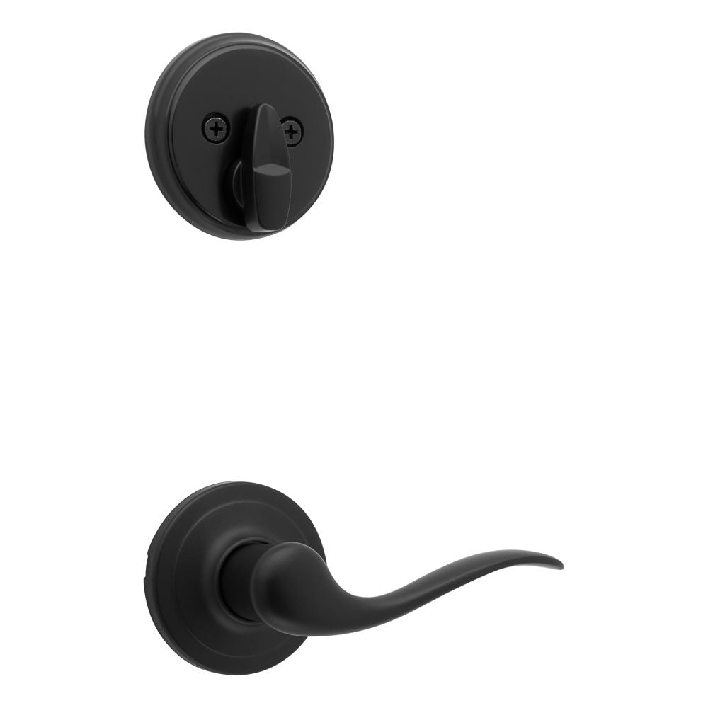 KWIKSET Kwikset 971TNLRH-514 Interior Lever Trim Matte Black