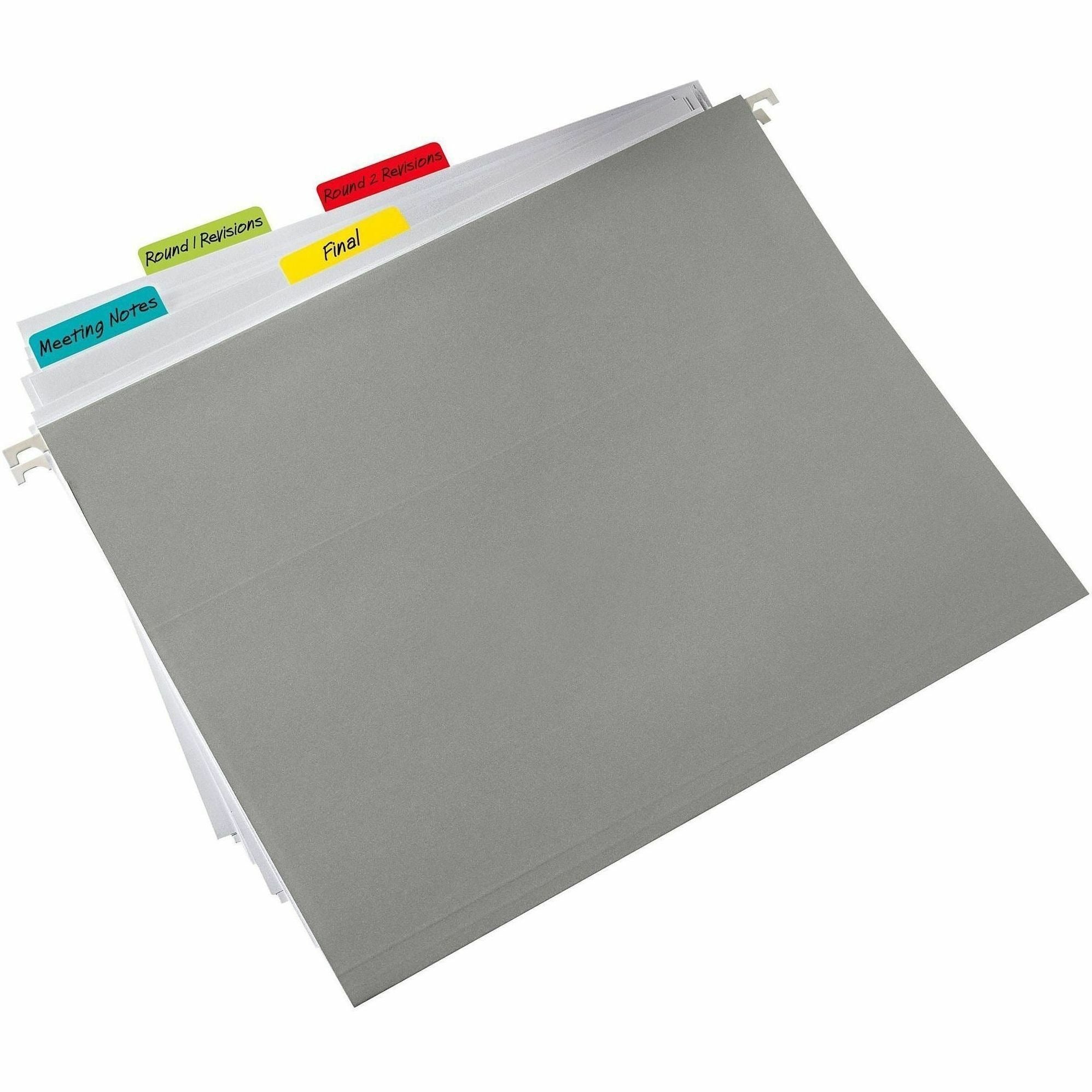 3M 3M MMM686ALYR Durable Tabs 2 x 1.50 (24/Pack) 686ALYR