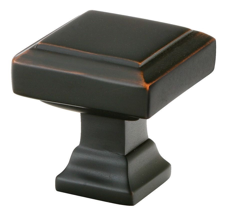 EMTEK Emtek 86295US10B Geometric Square Cabinet Knob Oil Rubbed Bronze