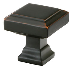 EMTEK Emtek 86296US10B Geometric Square Cabinet Knob Oil Rubbed Bronze