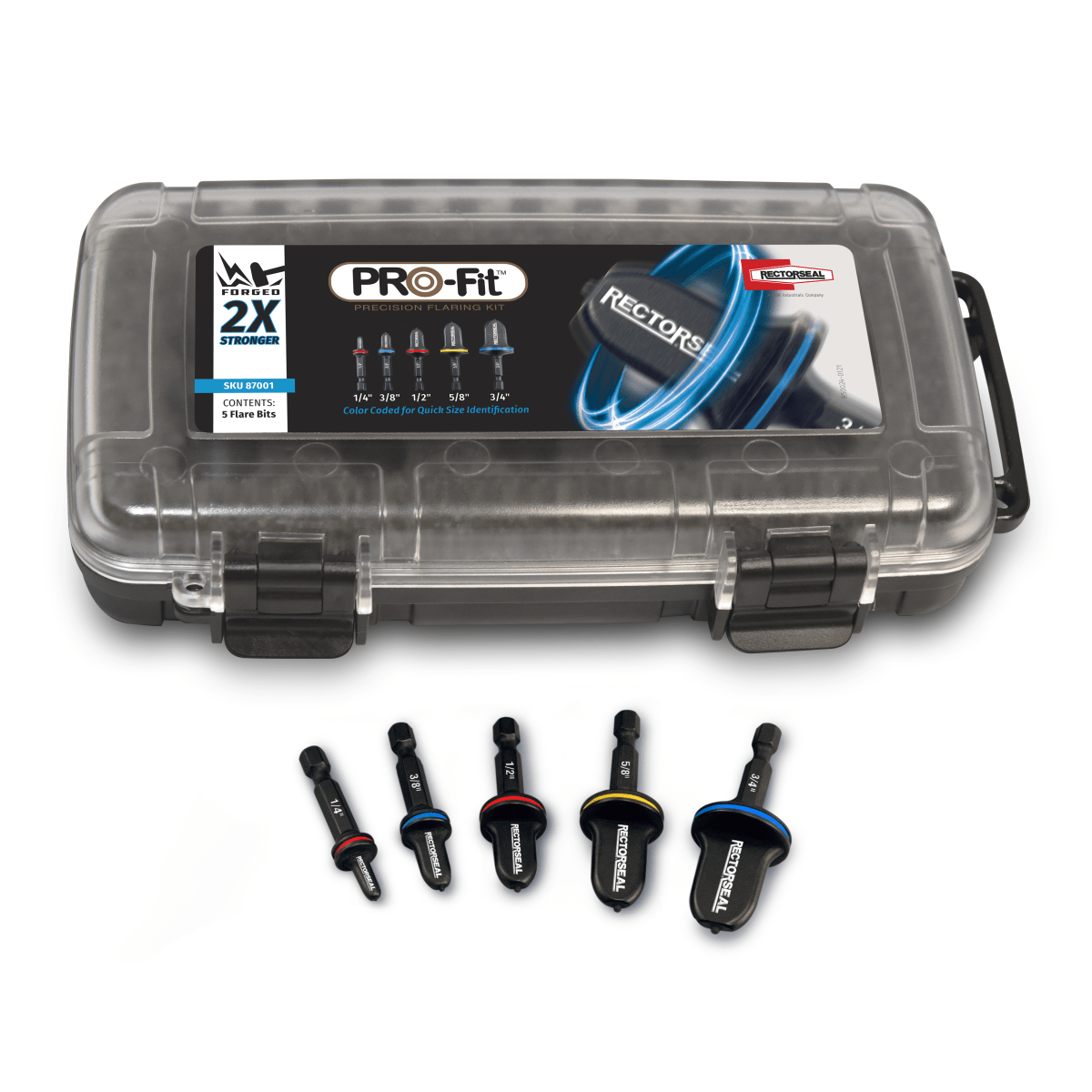 RECTORSEAL RectorSeal 87001 Pro-Fit Precision Flaring Kit - With Tool Box