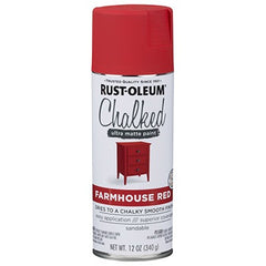RUST-OLEUM Rust-oleum 329193 Chalked Ultra Matte Spray 12 Oz Red