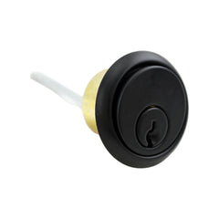 SCHLAGE Schlage Commercial 20022C622 Rim Cylinder C Keyway Matte Black