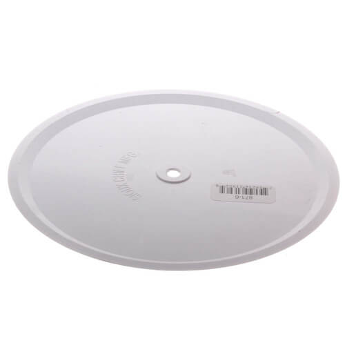 SIOUX CHIEF Sioux Chief 871-6 6-1/2 Inch White ABS Flat Cleanout Cover - Paintable