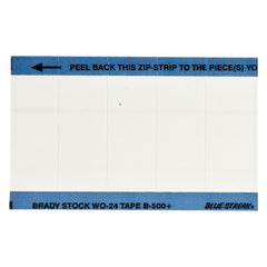 BRADY Brady WO-24 Write-On Labels 0.625 in H x 1.5 in W (Card of 14)