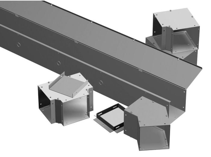 HAMMOND Hammond cwhw8 Wall Hanger Bracket 8x8 Wireway