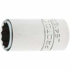 PROTO Proto J5415MN 15mm 12-point 1/2 Drive Hand Socket