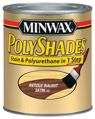 MINWAX Minwax 61340 Polyshades Antique Walnut Satin Stain Finish 1 Qt
