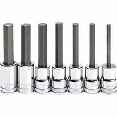 GEARWRENCH Gearwrench 82546 Hex Bit Socket Set 3/8 Drive 7 Pc Metric