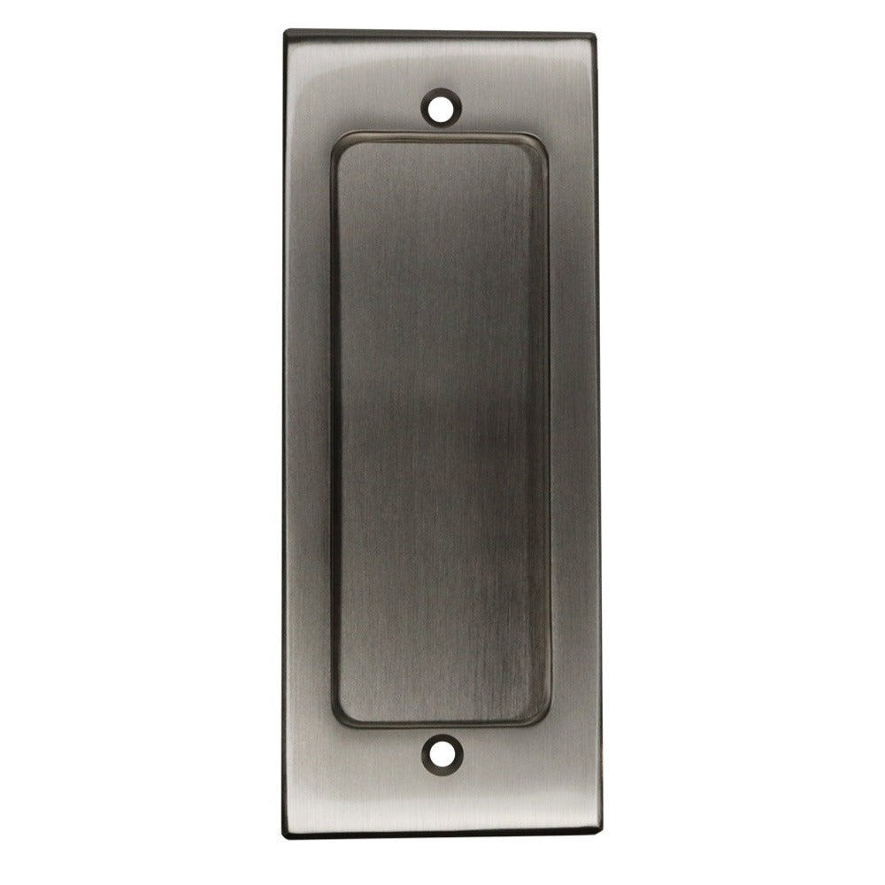 EMTEK Emtek 2215US15 Rectangular Flush Pull Satin Nickel