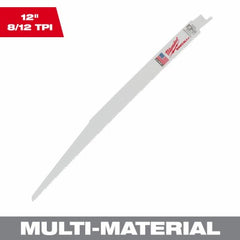 MILWAUKEE Milwaukee 48-01-2094 Sawzall Blade 12in 8/12 Tpi Bi-metal 25-pack