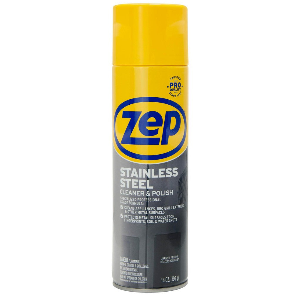 ZEP Zep ZUSSTL144 Stainless Steel Cleaner Polish 14 Oz 4 Pack