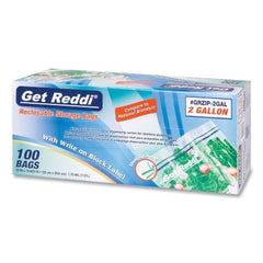 GET REDDI GRZIP-2GAL HOUSEWARES & COOKING