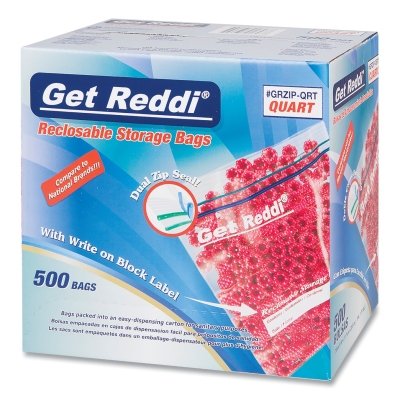 GET REDDI GRZIP-QRT RESTAURANT SUPPLIES